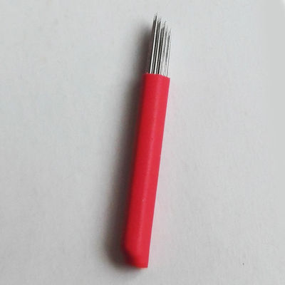 الصين قلم يدوي دائري 17RL Fog 3D Emberiory إبر للمكياج الدائم شفرة للشفاه المزود
