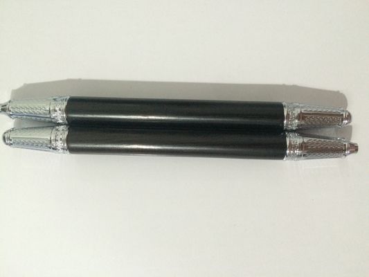 الصين 5D الحاجب Microblading دليل الوشم القلم مع الخشب مزدوجة الرأس ، قلم الوشم التجميلي المزود