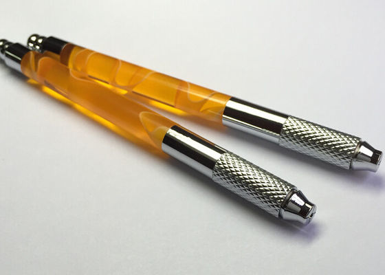 الصين آلة الوشم القلم Microblading الوردي / الأرجواني / الأبيض 110 مللي متر قلم الوشم الدائم المزود