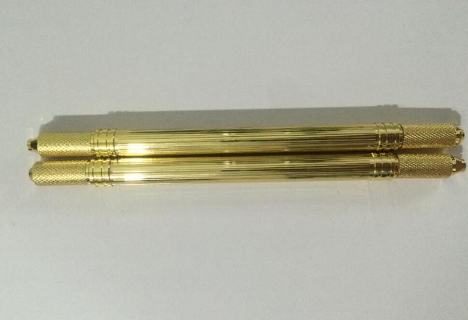 قلم الحواجب الألومنيوم Microblade برأس مزدوج وقلم وشم يدوي 2