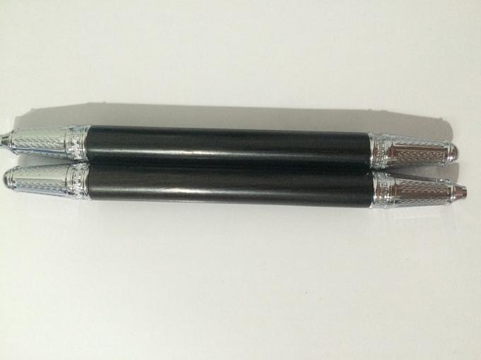 5D الحاجب Microblading دليل الوشم القلم مع الخشب مزدوجة الرأس ، قلم الوشم التجميلي 0