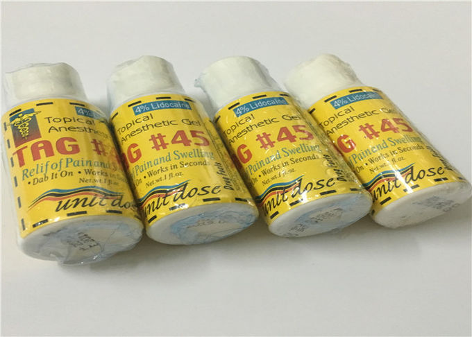 كريم مخدر للوشم TAG45 الموضعي ، جل وشم للمكياج الدائم 9.7 × 2.5 سم 0