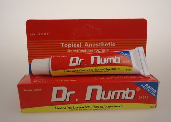 الصين 5% PMU Dr. Numb تسهيل الألم الألم الموضعي كريم التخدير المزود