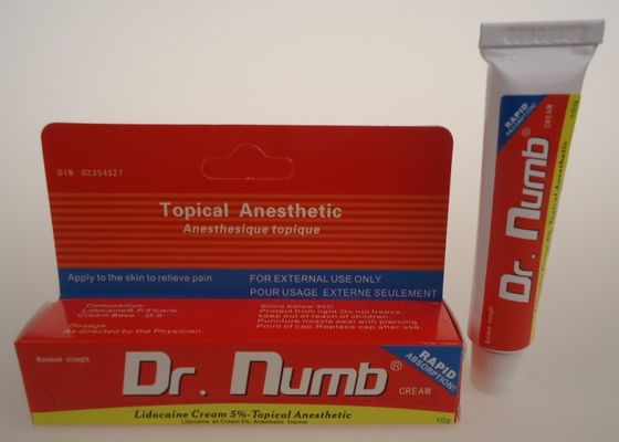 5% PMU Dr. Numb تسهيل الألم الألم الموضعي كريم التخدير المزود
