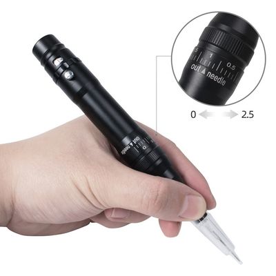 آلة الوشم اللاسلكية الشائعة طول 136 * 20 مم آلة PMU اللاسلكية لـ Microblading للحاجب ضربة الشعر الحاجب المزود