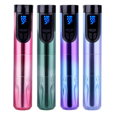 14500mAh بطارية احتياطية طاقة آلة الوشم اللاسلكية مع شاشة LCD و بطارية قابلة للإستبدال طائرة الألومنيوم التصميم المزود