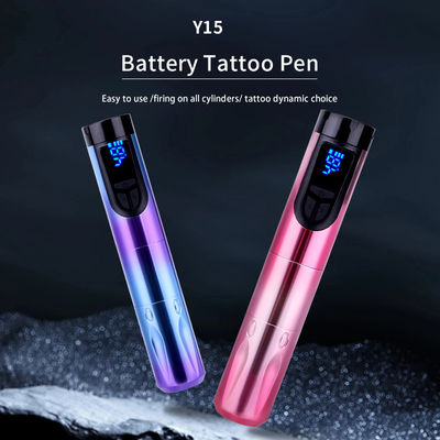 14500mAh بطارية احتياطية طاقة آلة الوشم اللاسلكية مع شاشة LCD و بطارية قابلة للإستبدال طائرة الألومنيوم التصميم المزود