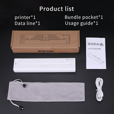 12000mAh طابعة الوشم المصغرة الطابعة الحرارية آلة نسخة لاسلكية طابعة نقل الوشم طابعة المزود