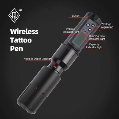 Electric LCD Display 2000mAh Battery Tattoo Gun RCA Wireless Rotary Tattoo Machine Pen Kit  for Tattoo Artist المزود