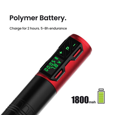 Digital Rotary Battery Coreless Tattoo Gun Tattoo Pen 1800 Mah Wireless Tattoo Machine المزود