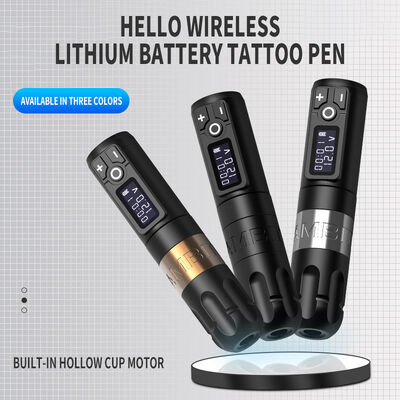 Ambition Soldier Digital Display Electric Tattoo Gun Wireless Machine Rotary Tattoo Pen Machine for Tattoo Artist المزود