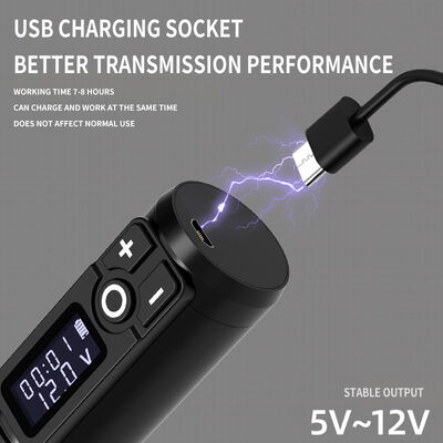 Ambition Soldier Digital Display Electric Tattoo Gun Wireless Machine Rotary Tattoo Pen Machine for Tattoo Artist المزود