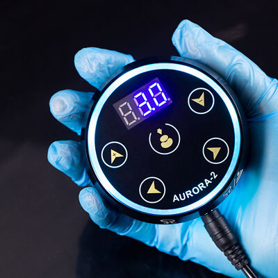Wholesale New Upgrade Digital LCD Display Touch Screen Mini Aurora 2 Tattoo Power Supply Fit All Tattoo Machine المزود