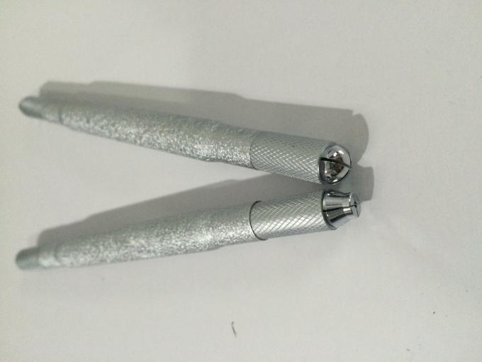 ألومنيوم مزدوج الرأس 5D Microblading دليل الوشم القلم ، الحاجب قلم الوشم 0