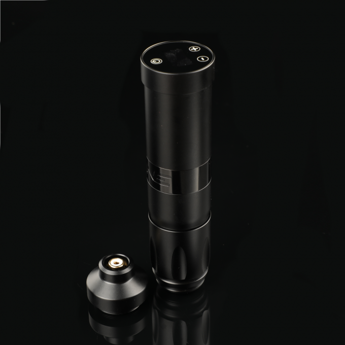 فولاذ المقاوم للصدأ 1800mAh NARW آلة الوشم اللاسلكية 1-OLED شاشة لمسة بطارية شاشة الوشم الدوارة بندقية الوشم قلم الوشم مع طاقة RCA 4