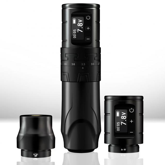 مسدس الوشم اللاسلكي 1500mAh INKONE SABER قلم آلة الوشم اللاسلكي القوي المحرك الطويل ضربة 4.2mm الطائرات الألومنيوم 8