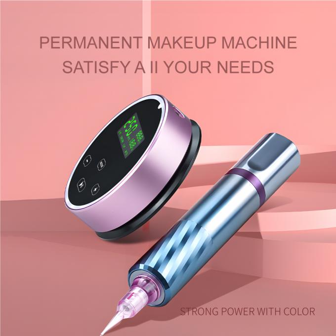 مجموعة آلة الـ Microblading المهنية الرقمية مع قلم آلة الـ Tattoo الدائم 0