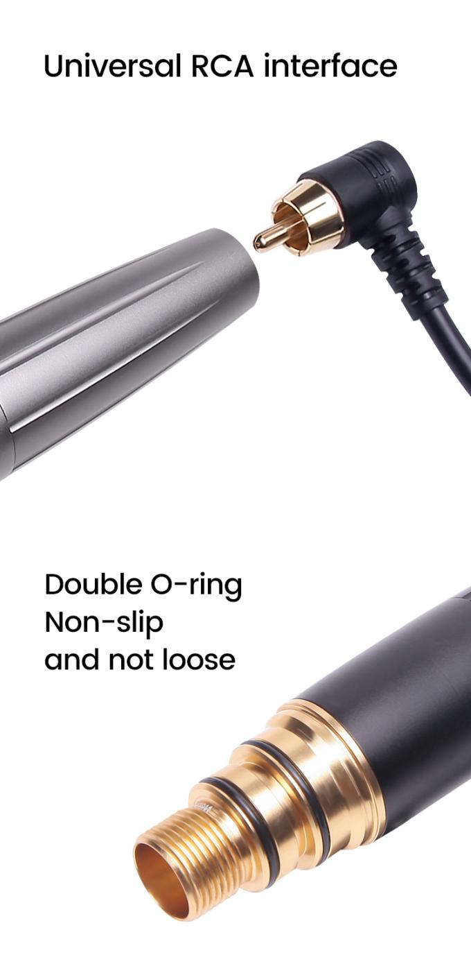 محرك بلا قلب من الفولاذ المقاوم للصدأ الحمراء الحاجب الحاجب الشفاه طلاء العينين مسدس الوشم 3