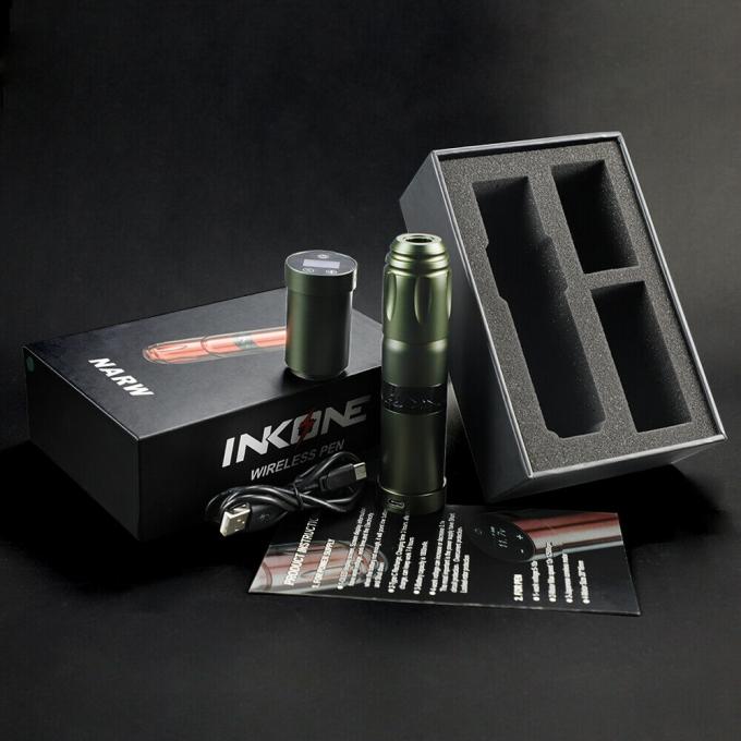 INKONE NARW العلامة التجارية الرقمية شاشة LCD لمسة 1800mAh بطارية قلم الوشم آلة Micropigmentation آلة الوشم اللاسلكية 18
