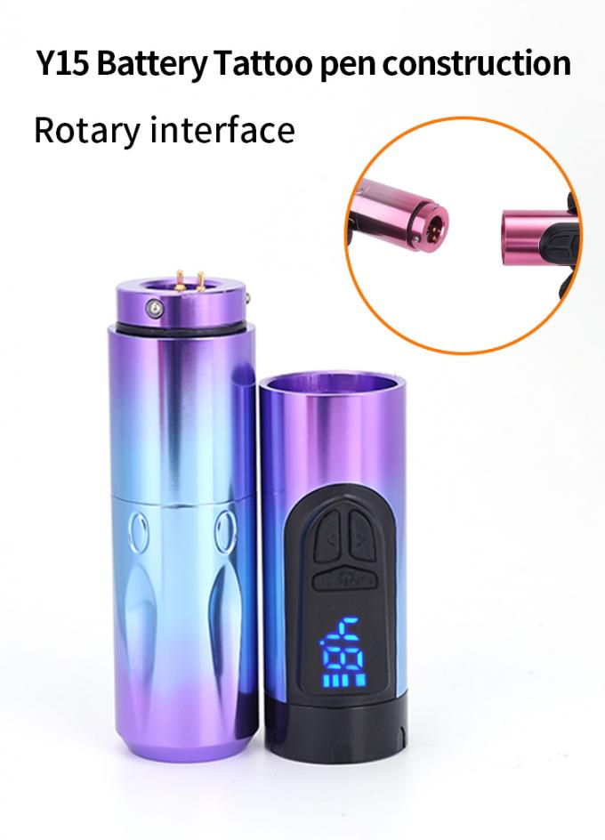 Y15 1200mAh آلة الوشم الدوارة اللاسلكية قلم أسلحة الوشم فئة المنتج 8