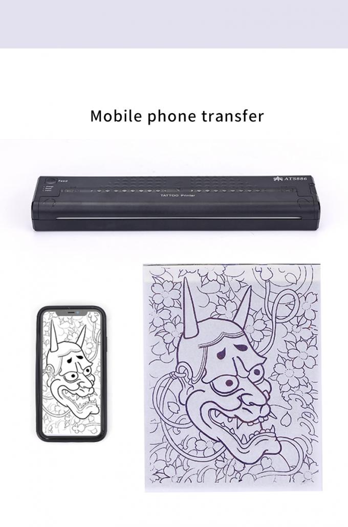 12000mAh طابعة الوشم المصغرة الطابعة الحرارية آلة نسخة لاسلكية طابعة نقل الوشم طابعة 14