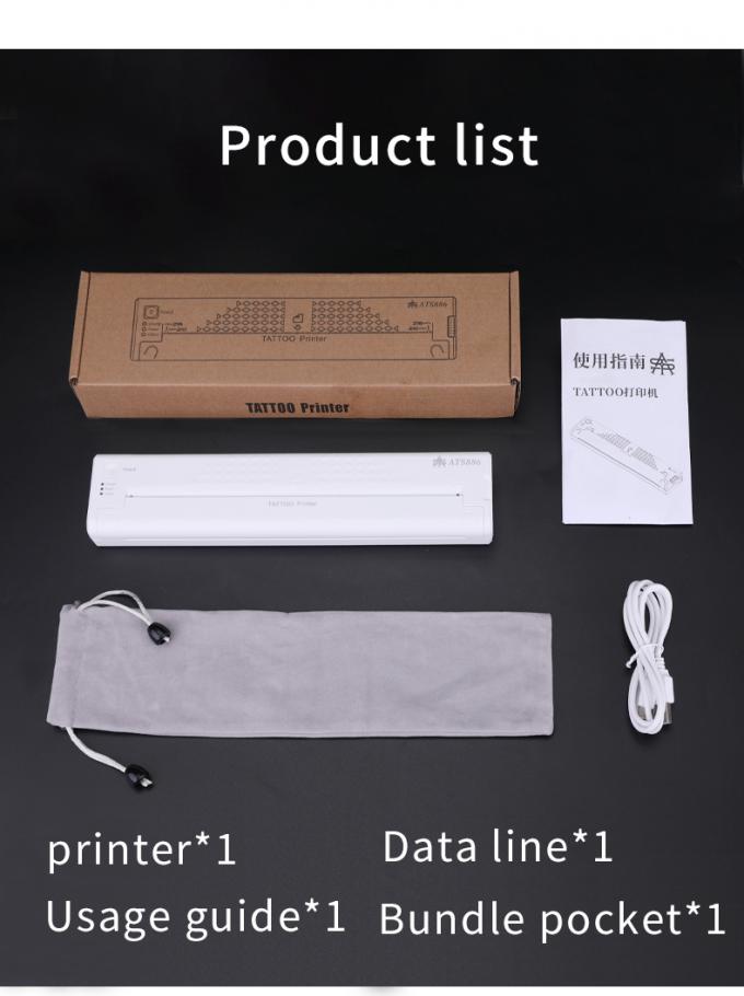 12000mAh طابعة الوشم المصغرة الطابعة الحرارية آلة نسخة لاسلكية طابعة نقل الوشم طابعة 28