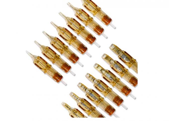 20Pcs / مربع كراتيج الأصفر الوشم الحاجب إبر الماكياج الدائم 2