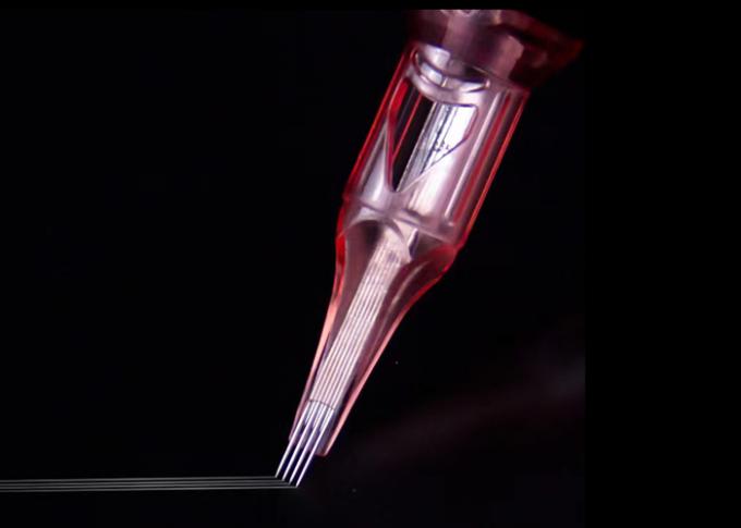 إبر الماكياج الدائم من الفولاذ المقاوم للصدأ في اللون الوردي 2